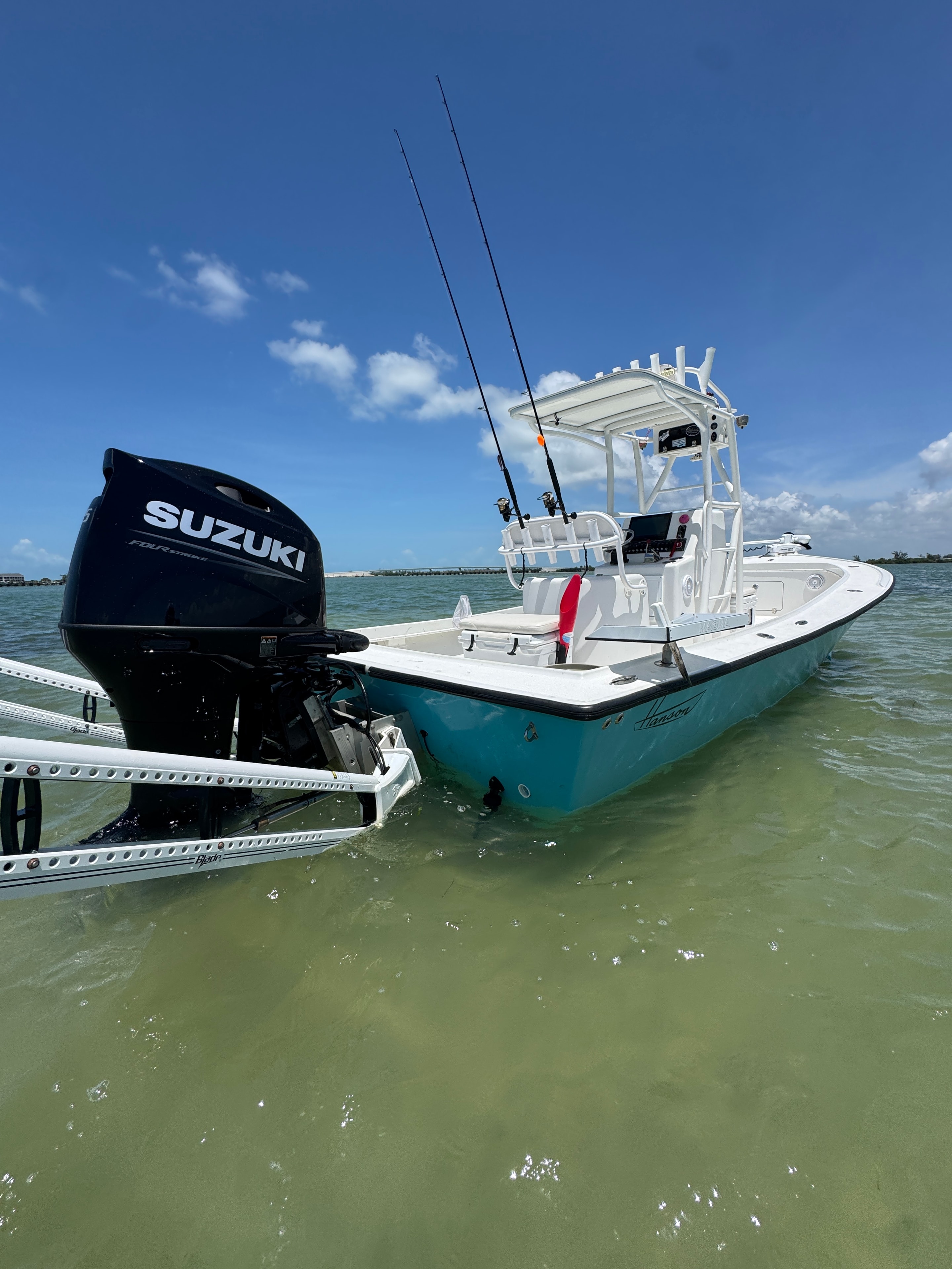 23 ft Hanson fishing charter boat with Suzuki motor, Boca Grande FL