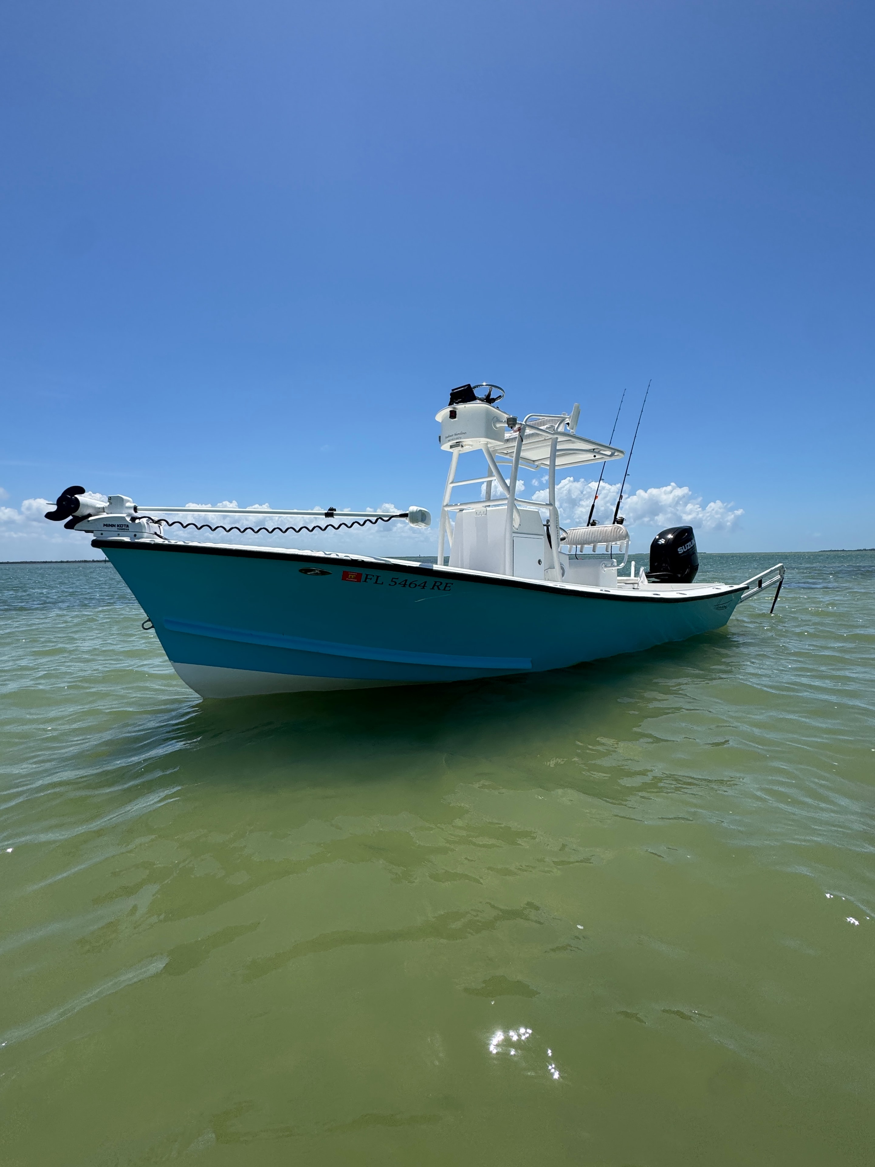 Hanson flats boat on Southwest Florida waters
